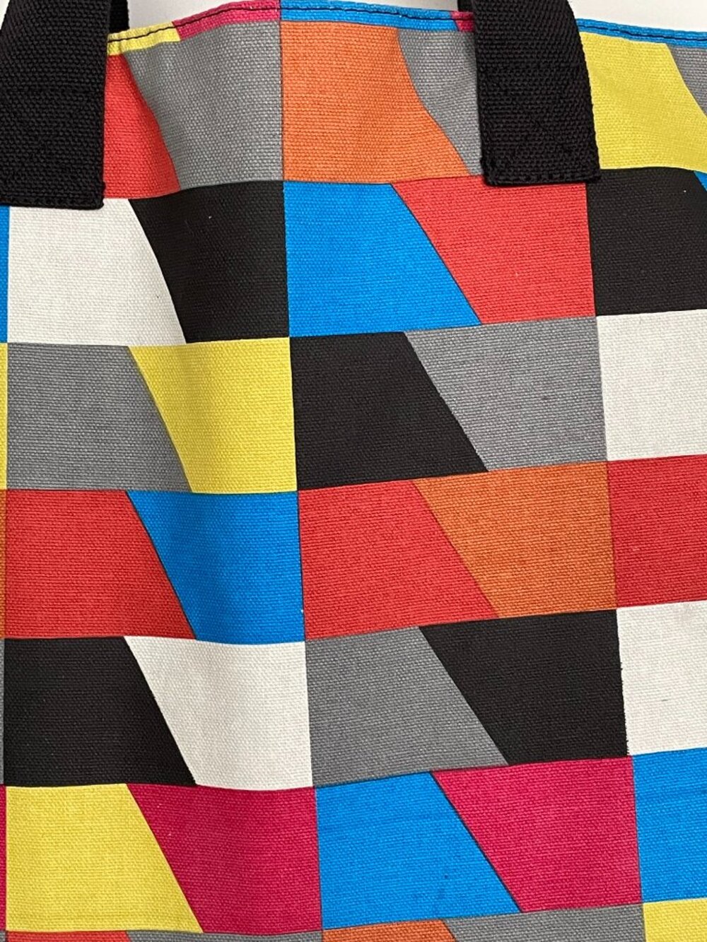 Multi Color Tote Shopping Bag - Picture 3 of 8